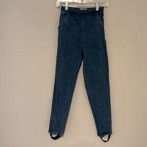 Vintage 80s George Marciano for Guess Denim Stirup Pants size 28